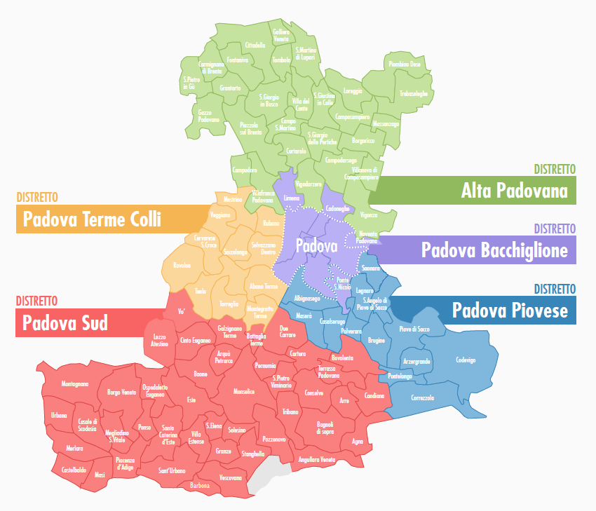 regione del veneto map